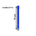 FLEX-2 1/2 * 70 - MANGUERA FLEXIBLE SILICON Diámetro Interno: 2 1/2" Largo: 70 cm.