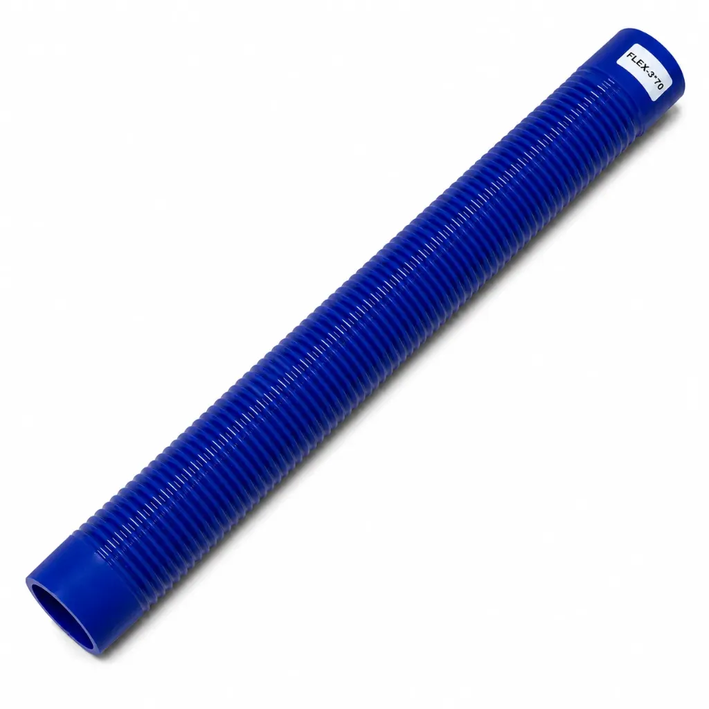 FLEX-3*70 - MANGUERA FLEXIBLE SILICÓN Diametro Interno: 3" x Largo: 70 cm.