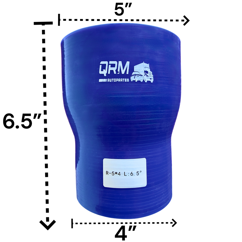 R-5*4 L 6.5 - MANGUERA REDUCTOR DE SILICON 5" X 4" LARGO 6 1/2"
