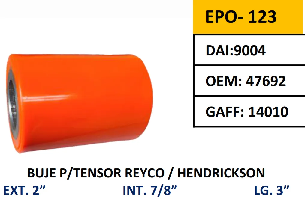 [EPO-123] EPO-123 - BUJE P/TENSOR UNIVERSAL EXT 2  INT. 7/8 LG.3